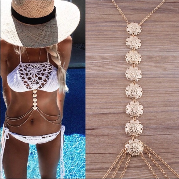 4 for $25✨New✨Boho Beach Body Chain - Picture 3 of 7